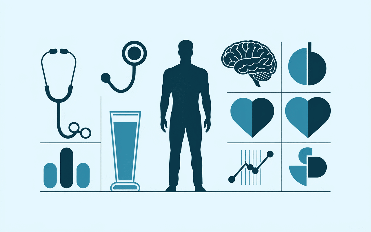 Infographie abstinence sexuelle homme santé