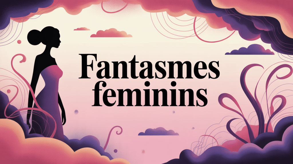 illustration fantasme pour femme silhouette nuages colorés
