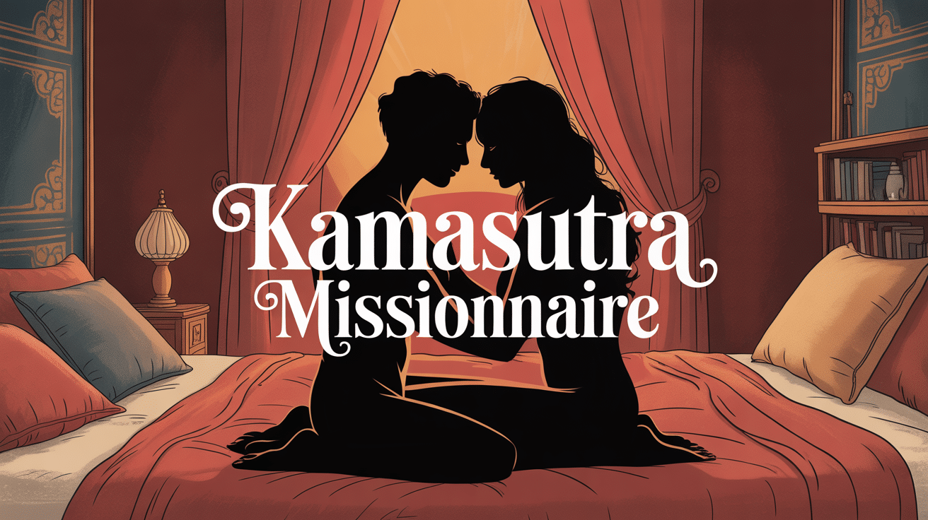 Kamasutra missionnaire : silhouettes enlacées ambiance intime