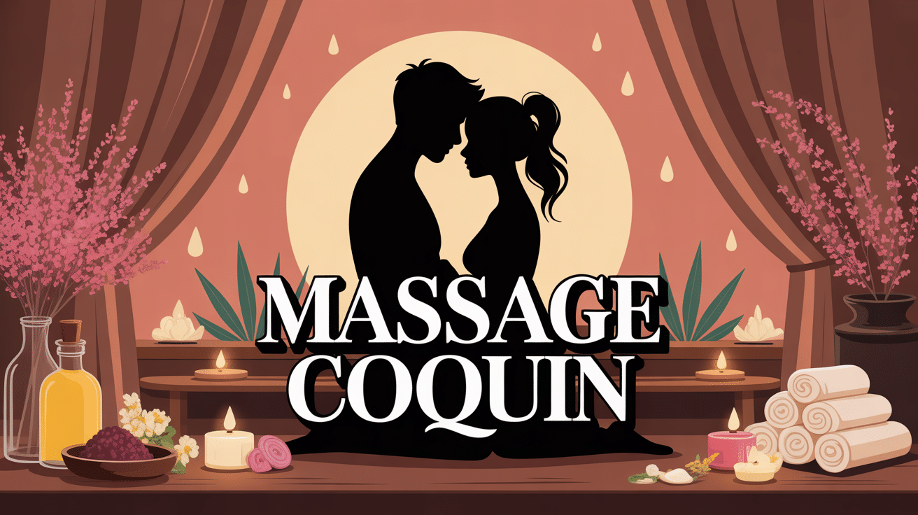 couple massage coquin lumière tamisée bougies