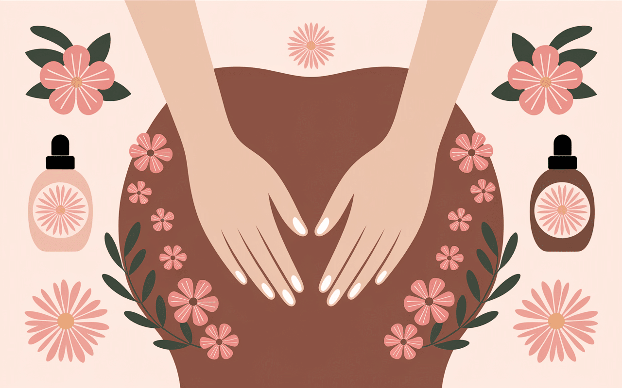 gestes massage coquin mains huiles bien-être