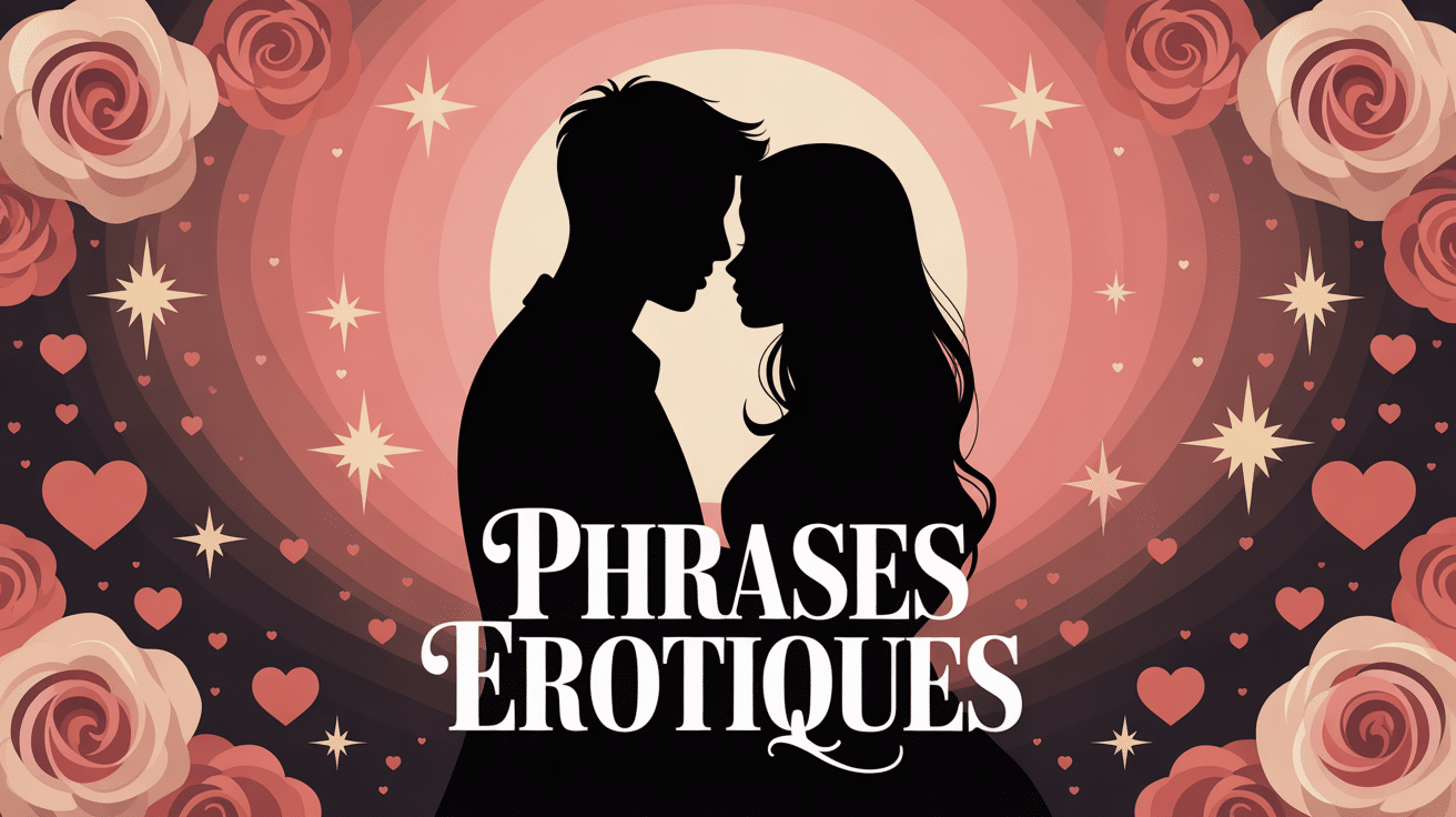 Image phrases erotique couple romantique silhouettes