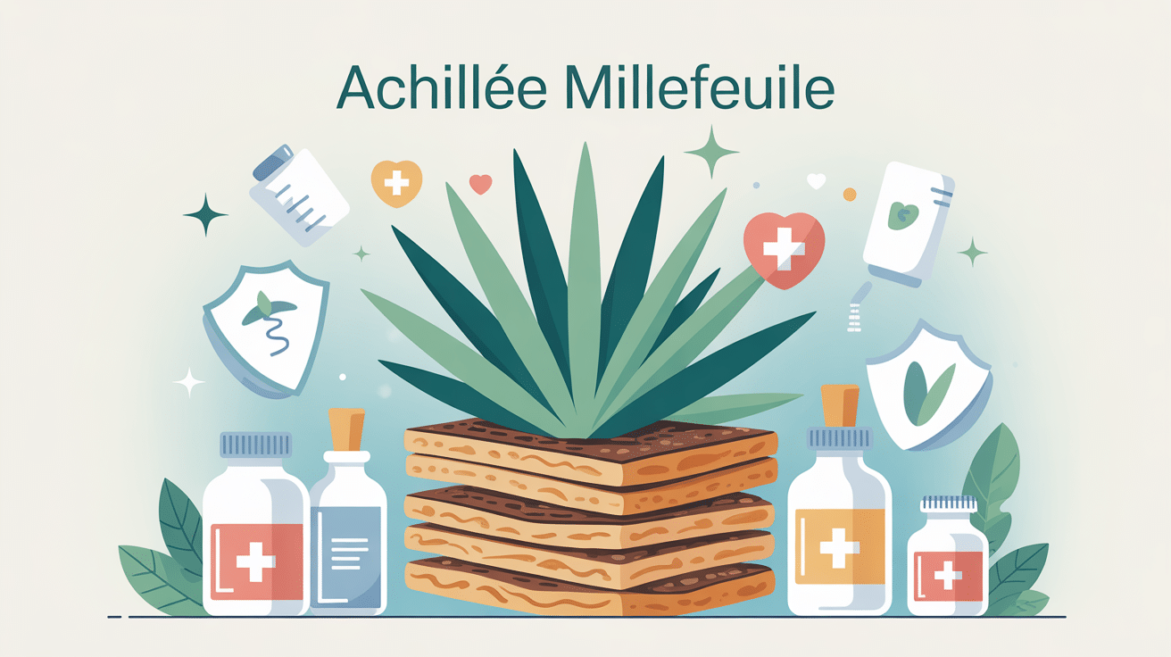 illustration achillée millefeuille danger et utilisation sécurisée