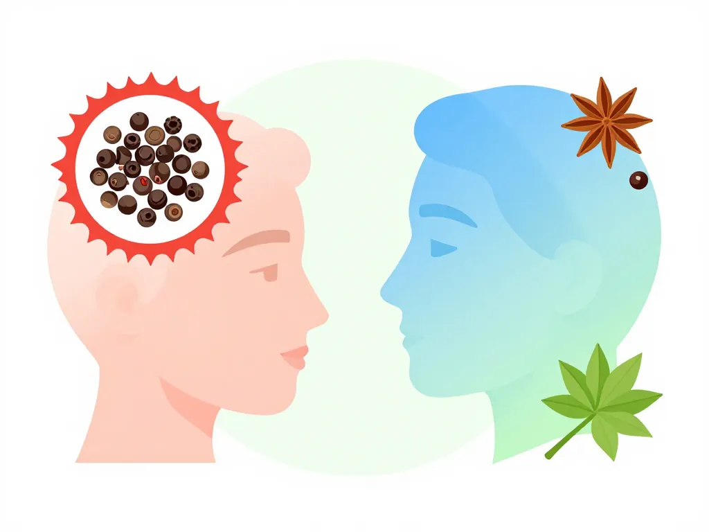 différence allergie poivre et intolérance visuel