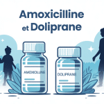 association amoxicilline + doliprane illustration adulte enfant