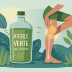 illustration du cataplasme argile verte gaultherie douleur