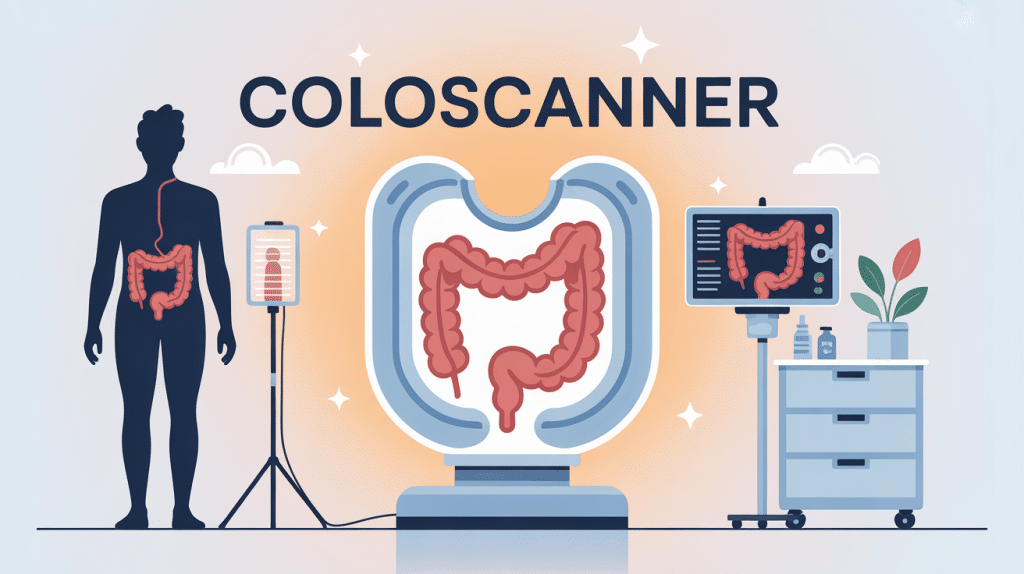 Illustration coloscanner avis ambiance médicale et comparaison