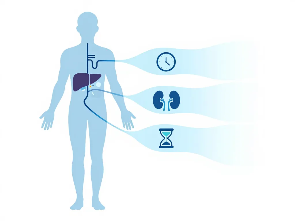 schéma élimination combien de temps la chimio reste dans le corps