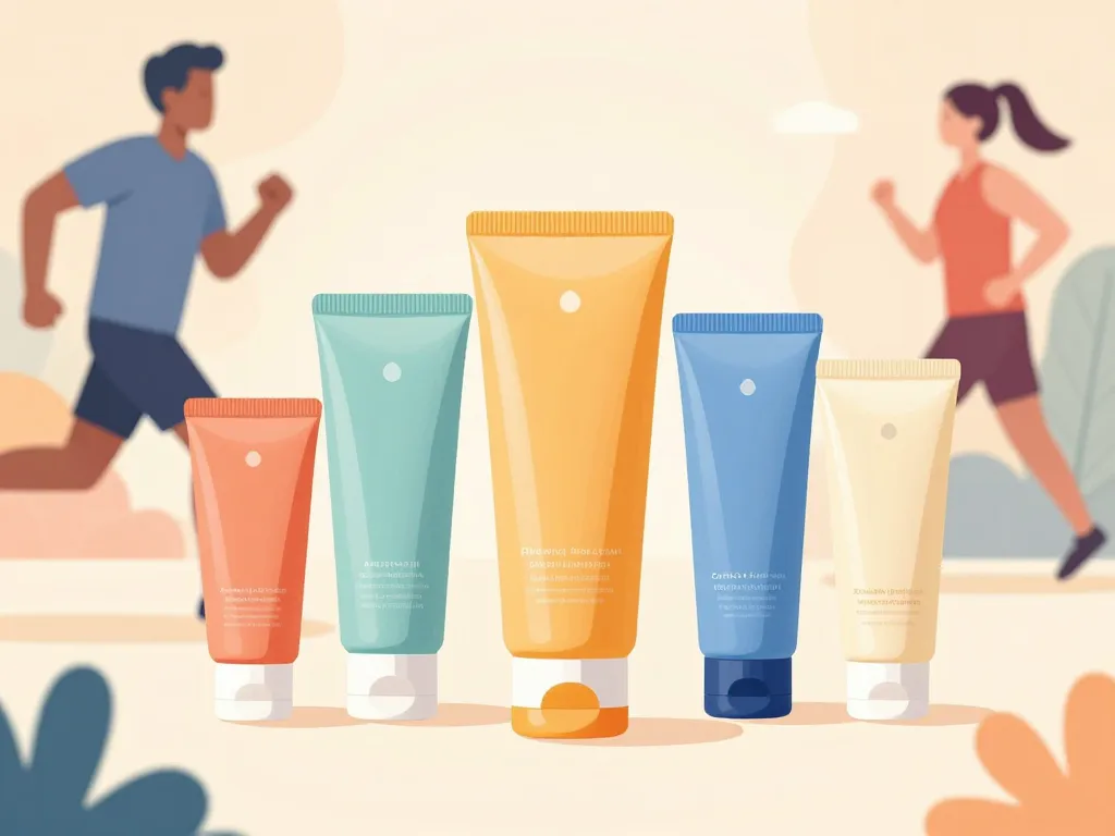 Crème chauffante pour les muscles sélection gels baumes sportifs