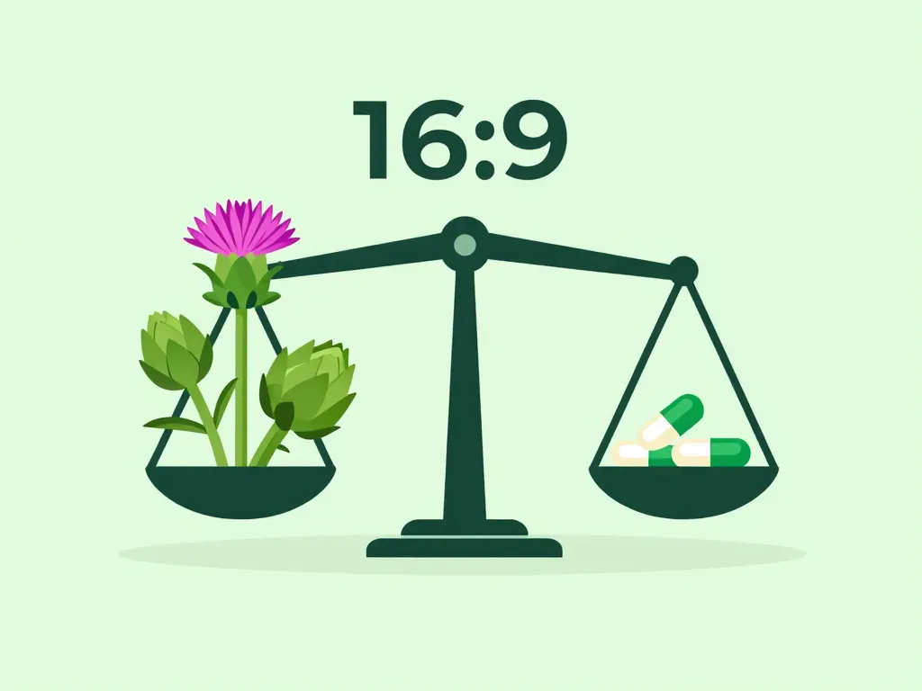 illustration detox foie et intestin balance entre plantes et compléments