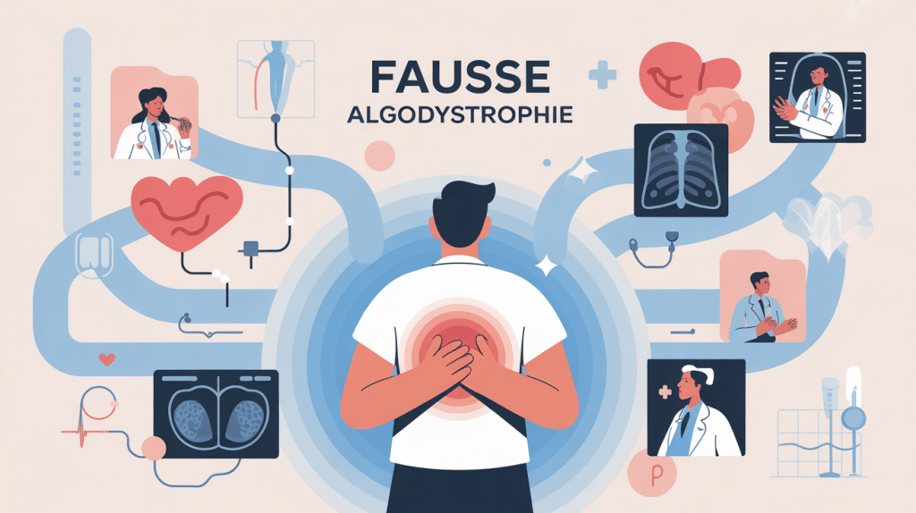 illustration fausse algodystrophie diagnostic médical