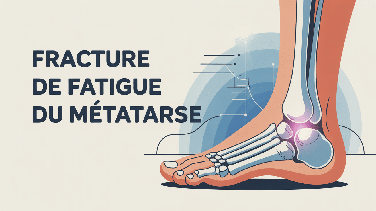 image fracture de fatigue metatarse duree pied metatarses