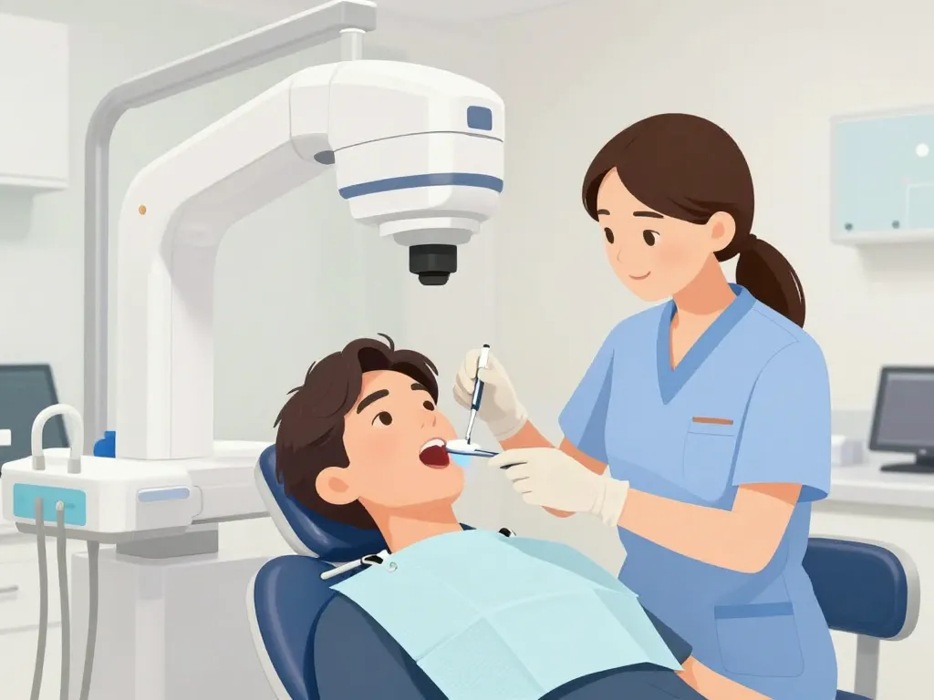 limage des dents patient sécurité radio