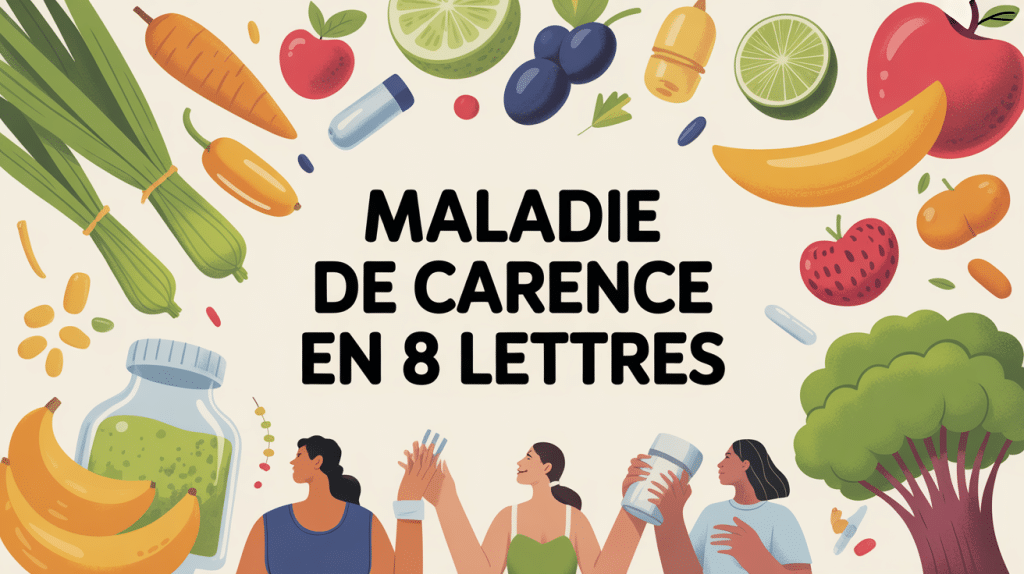 illustration nutrition maladie de carence en 8 lettres