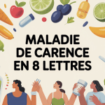 illustration nutrition maladie de carence en 8 lettres