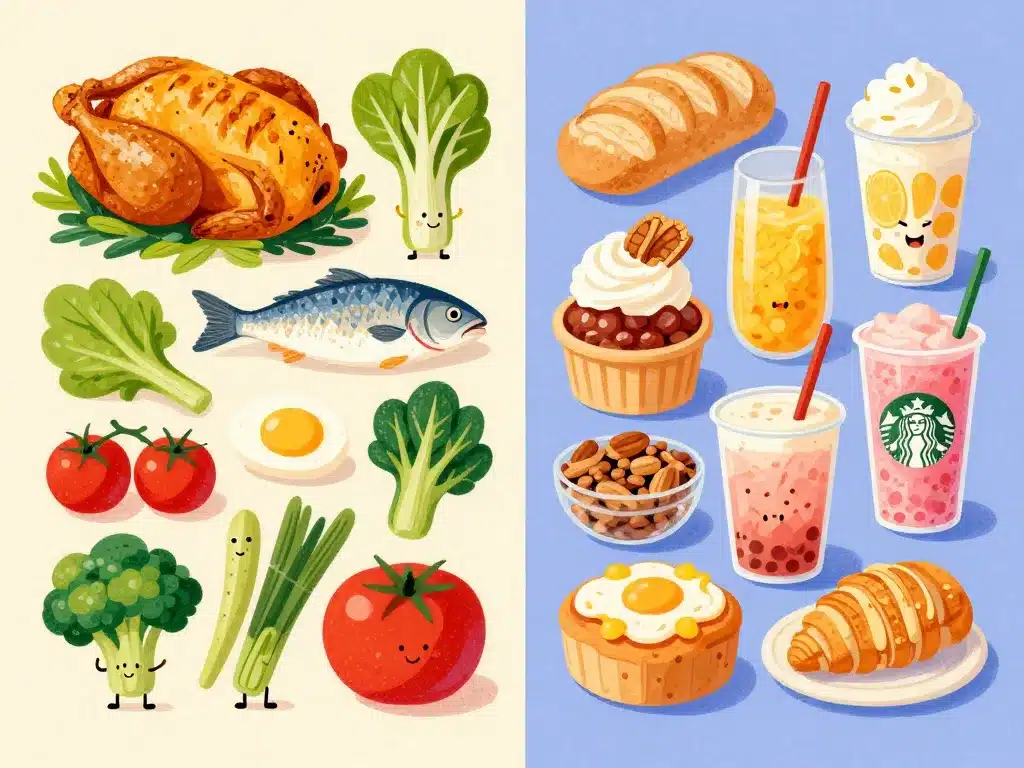 menu seche femme aliments à privilégier et à éviter