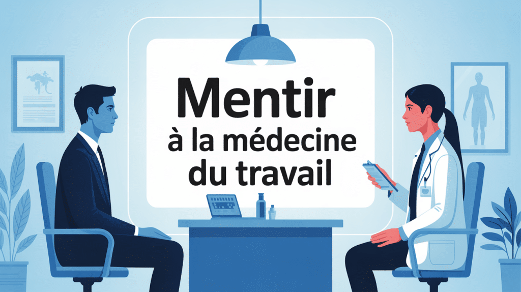 peut-on mentir à la médecine du travail illustration confidentialité secret médical