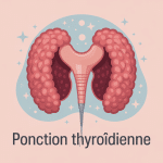 illustration vectorielle ponction thyroïde effets secondaires