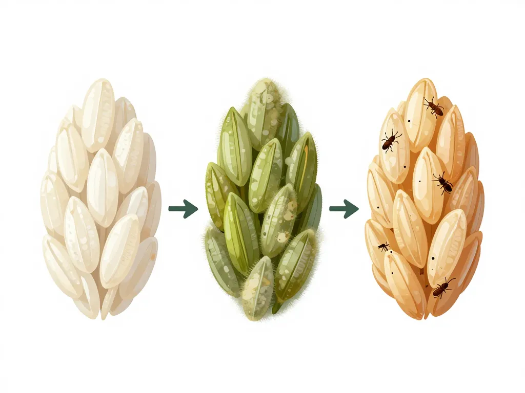 riz périmé danger signes altération visuel