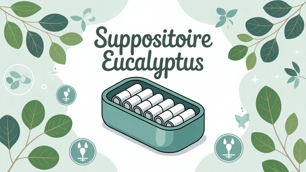 suppositoire eucalyptus boite branches symbole respiration