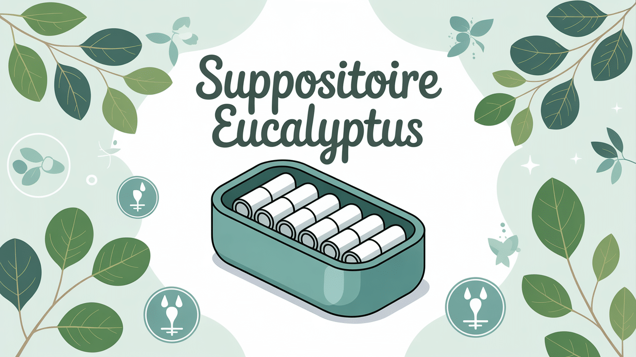 suppositoire eucalyptus boite branches symbole respiration