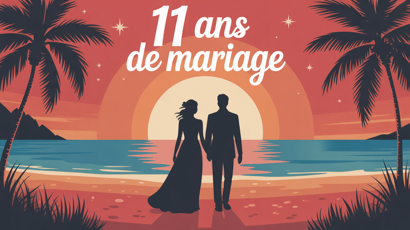 Image symbolique pour 11 ans de mariage noces de corail