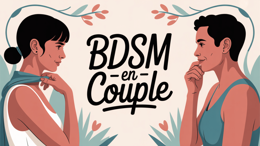 bdsm en couple illustration confiance complicité pastel