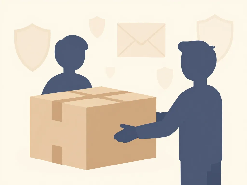 illustration discrétion et service client boutique du plaisir