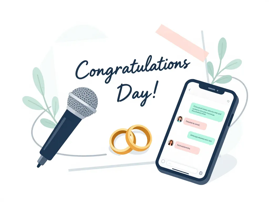 felicitation mariage carte discours message symbolique