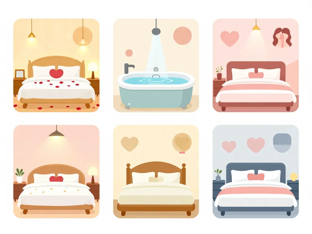 love room kinkyee différentes chambres et équipements