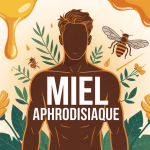 illustration miel aphrodisiaque homme effet vitalité