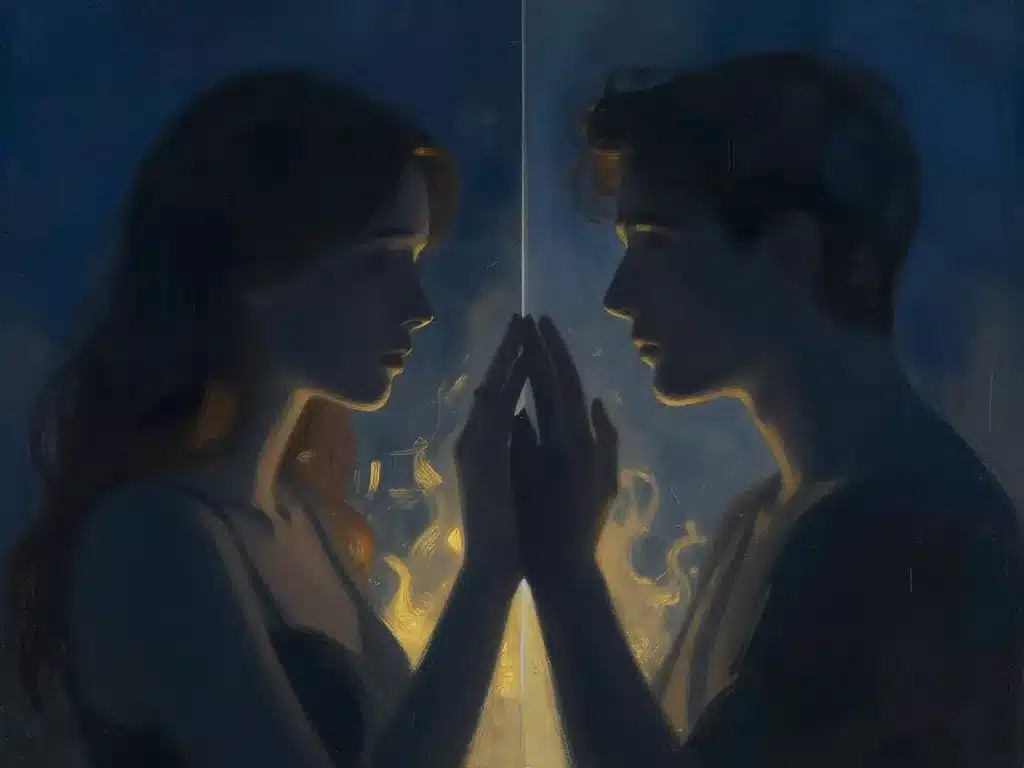 poème désir interdit tensions silhouettes ombres feu