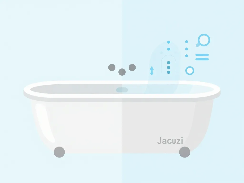 Schéma explicatif différence entre spa et jacuzzi