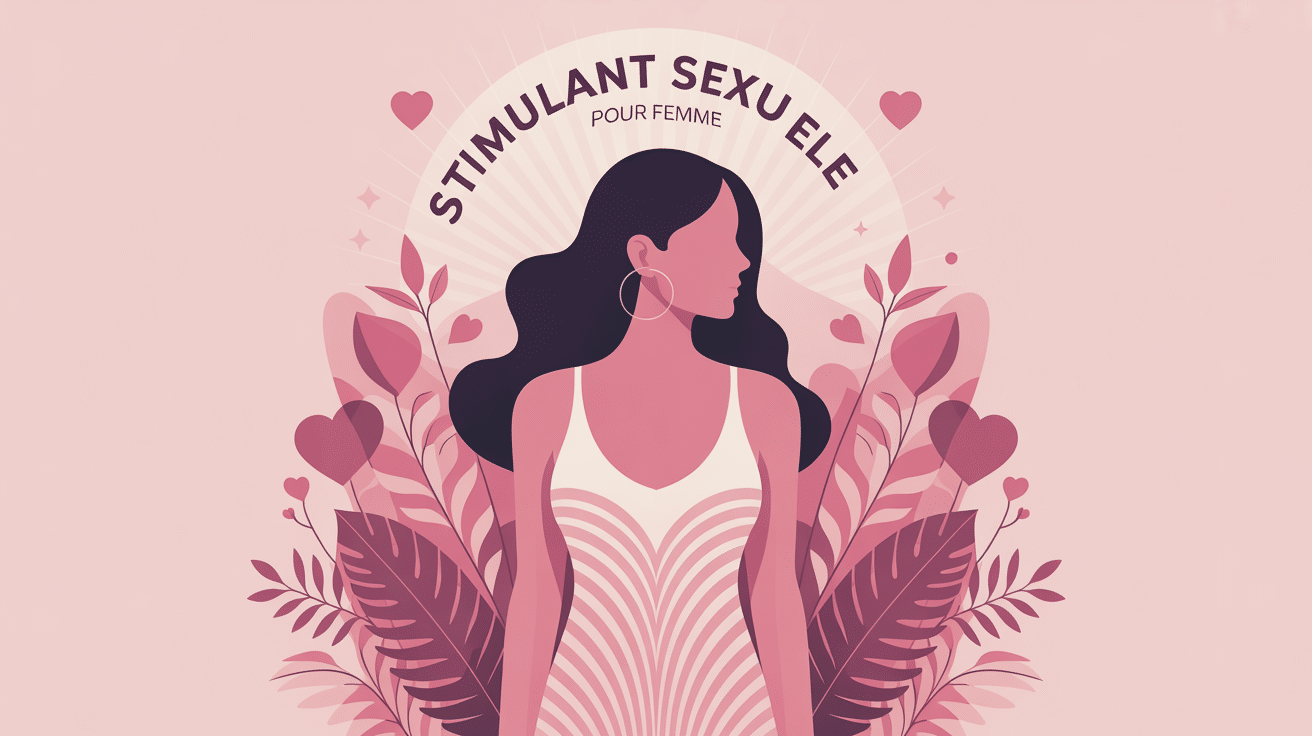 Illustration stimulant sexuel pour la femme énergie bien-être