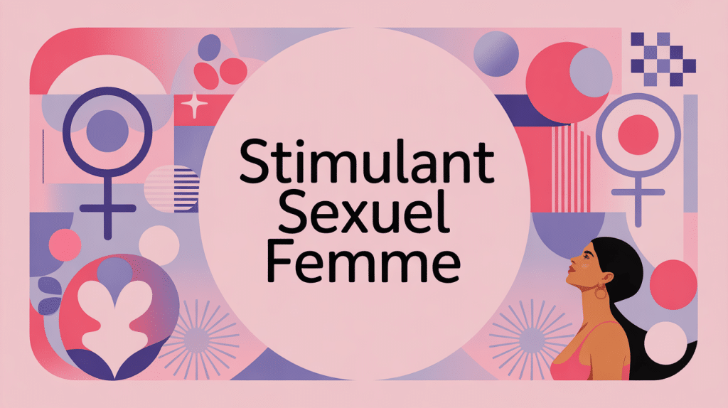 illustration stimulants sexuels pour les femmes style vectoriel