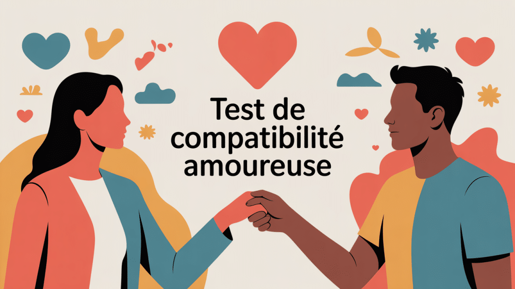 Test compatibilité amoureuse deux silhouettes connexion dialogue