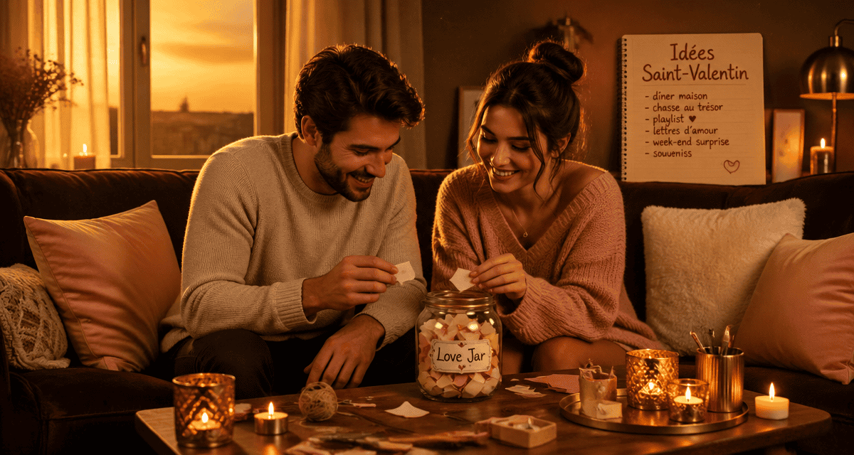 idee saint valentin couple diy cocooning