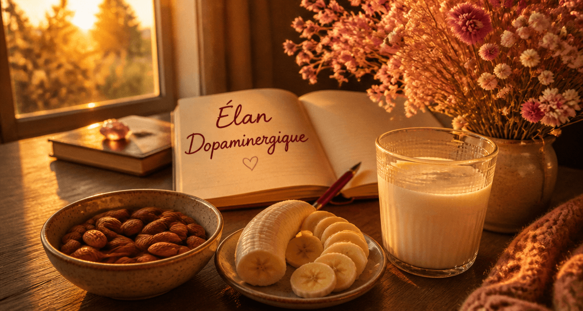 10 façons d augmenter la dopamine dans votre cerveau bol amandes banane kéfir carnet