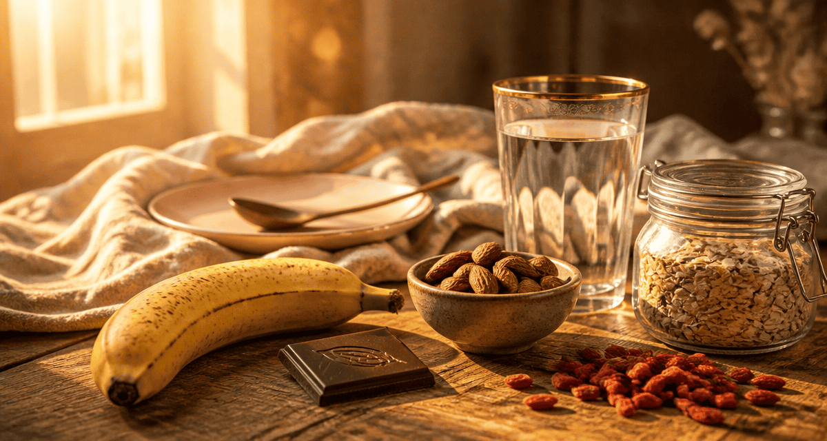 aliment qui donne de l energie rapidement banane chocolat amandes