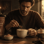 ashwagandha : bienfaits homme latte vitalité