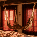 balancoire bdsm cuir suspendue chambre
