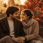 les signe de l'amour couple banc