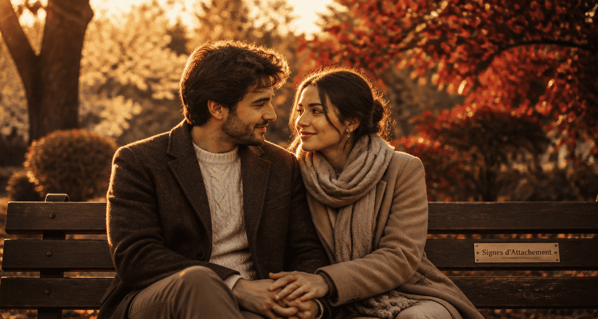 les signe de l'amour couple banc