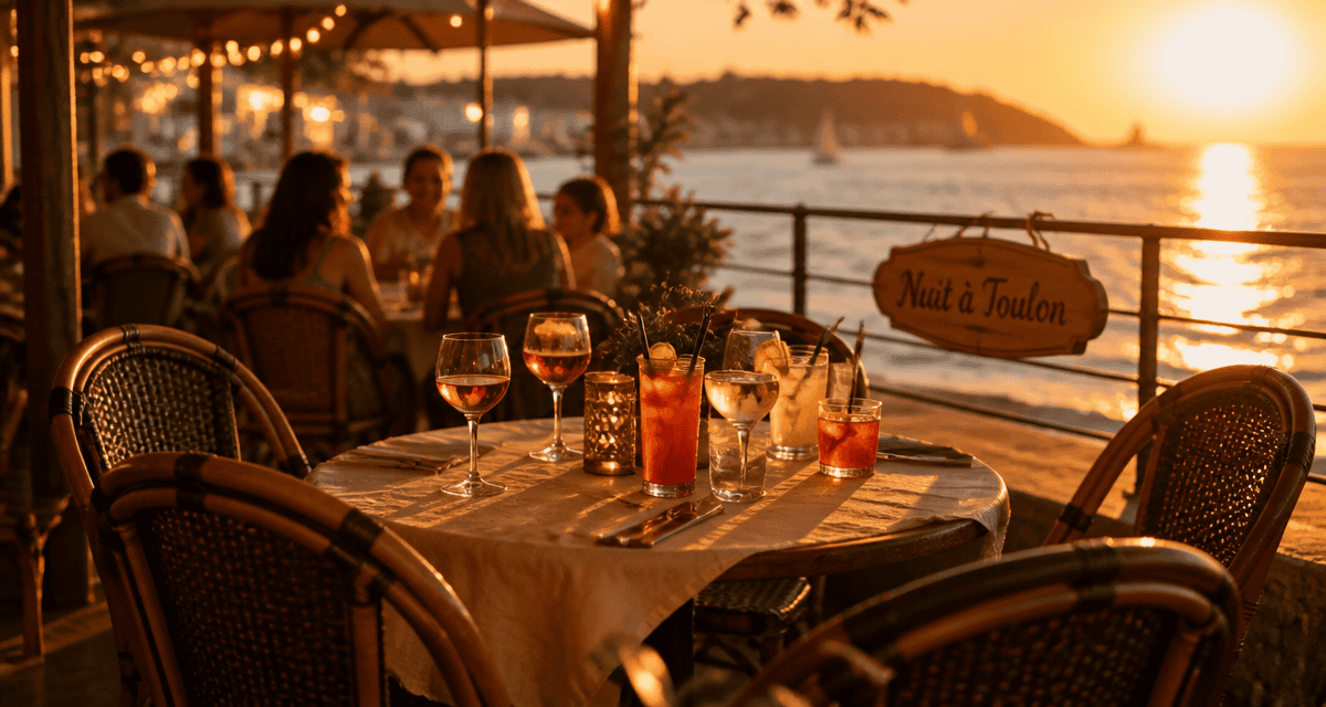 ou sortir a toulon terrasse animée mourillon vue mer