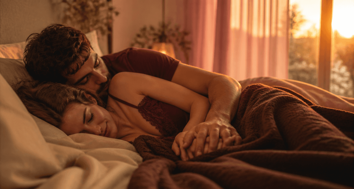 pourquoi il reste en moi apres l'amour couple enlacé
