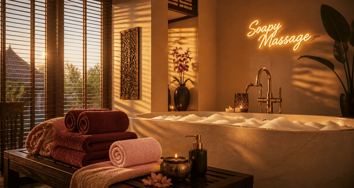 soapy soapy massage suite spa thaïlande