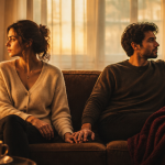 je l aime mais je n'ai pas envie de lui couple distant canapé