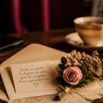 Petite attention pour récupérer son ex : petit mot et fleurs discrètes