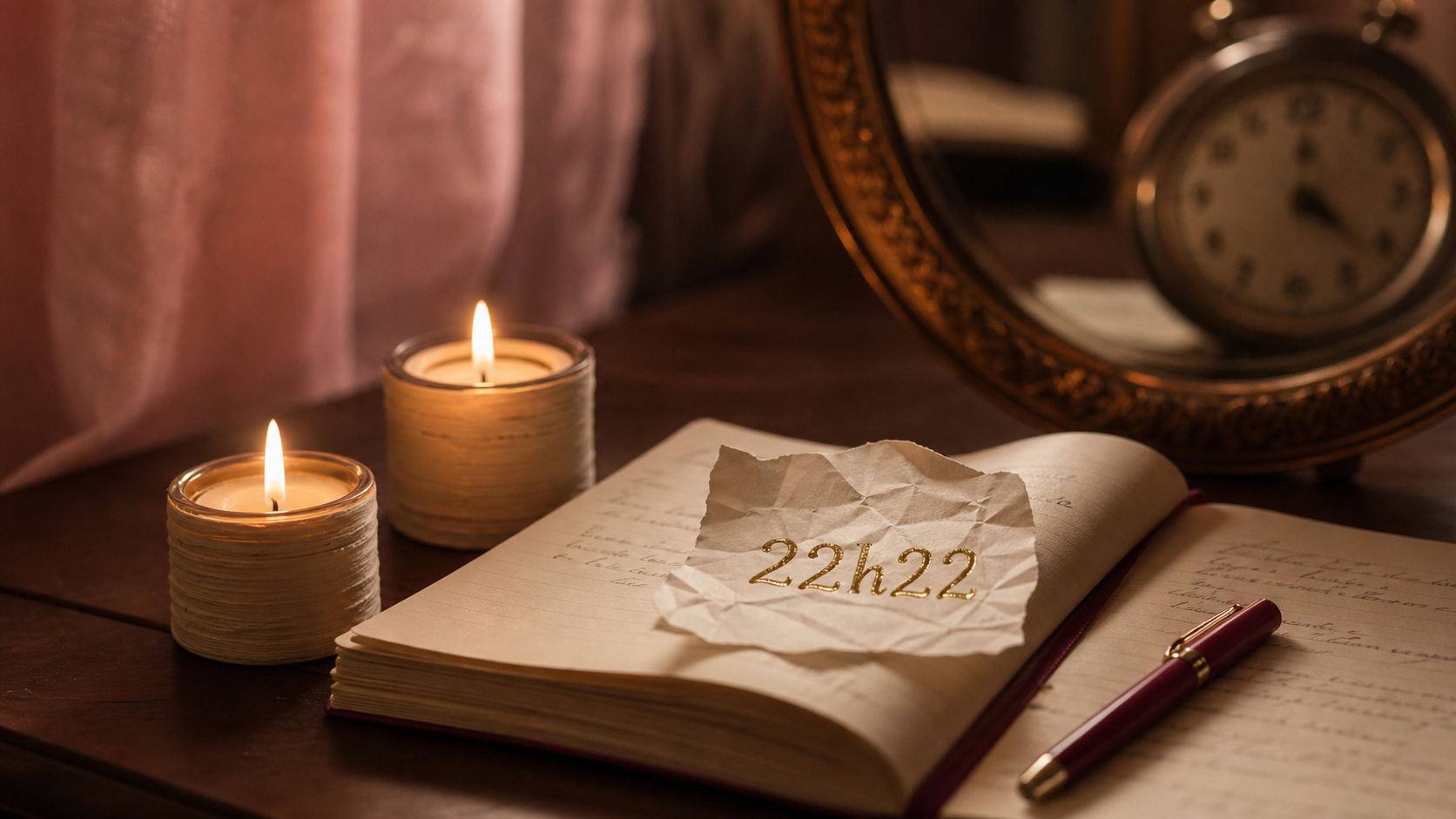 22h22 : signification flamme jumelle, signe d’union et équilibre