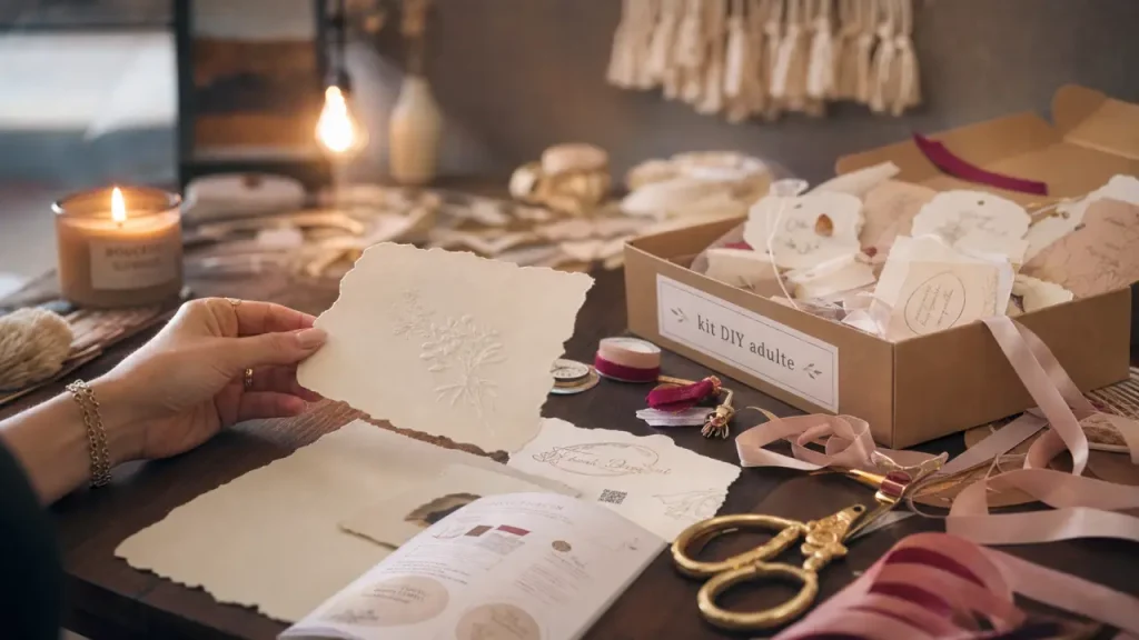 Activité créative adulte : kit DIY, tutoriel ou atelier maison pour créer sans se tromper